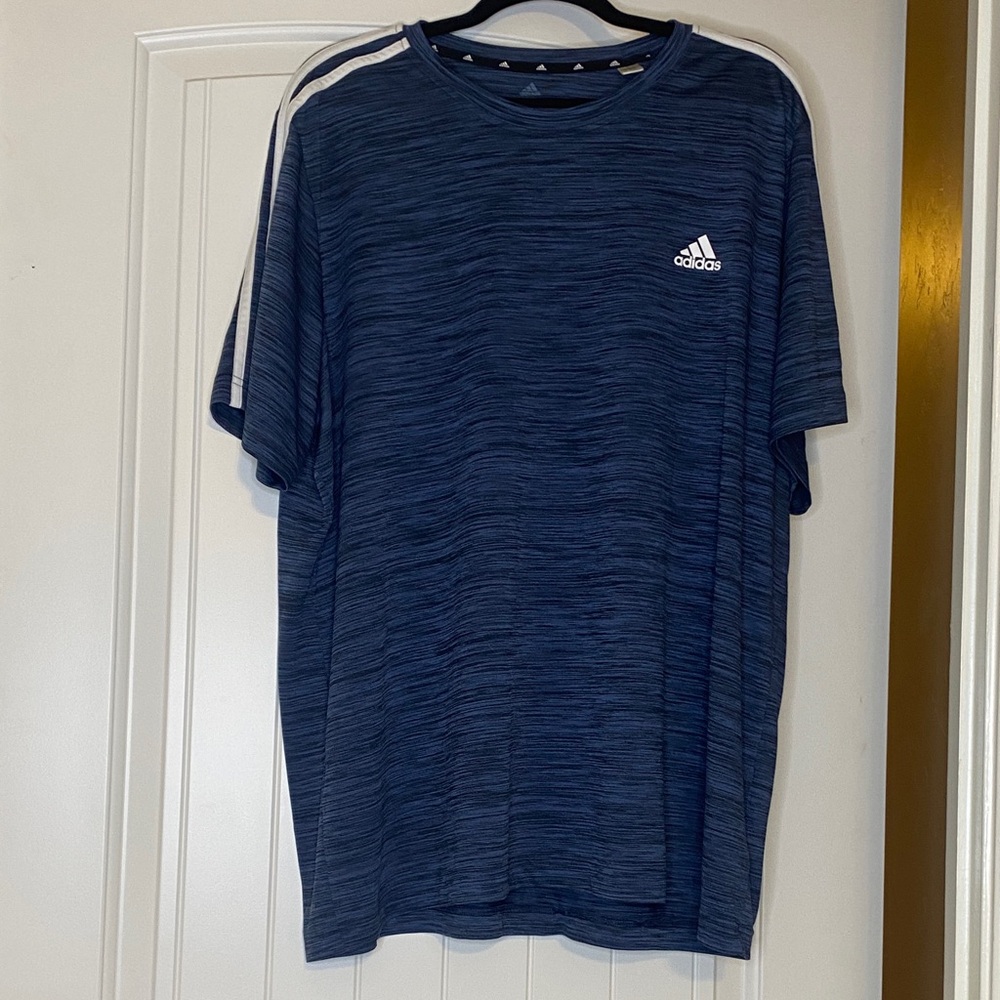 Adidas Men's Navy Short Sleeve Tee
